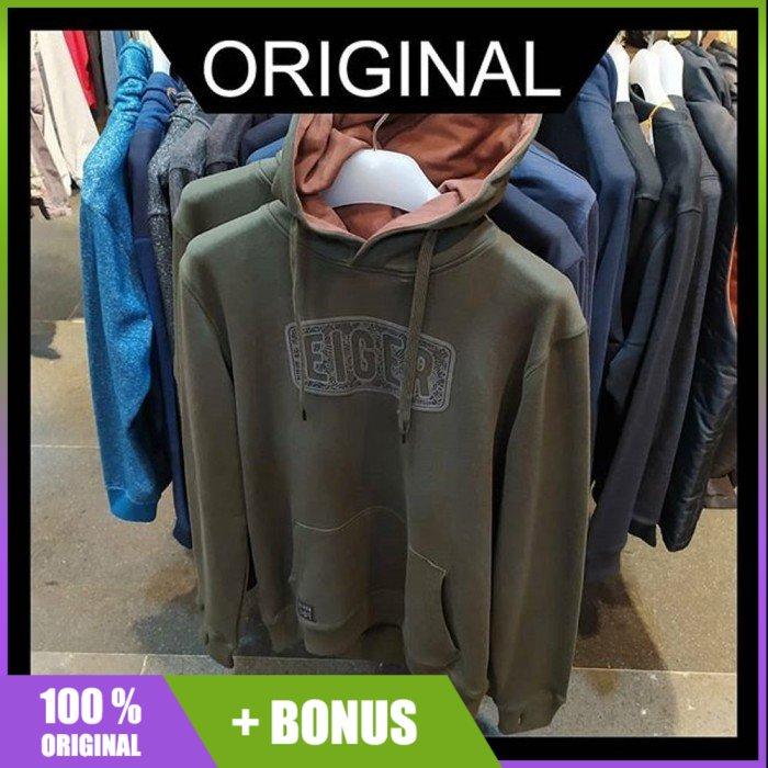 Jaket Eiger Michigan Hoodie Jacket Olive 91000 4775 Original Bandung