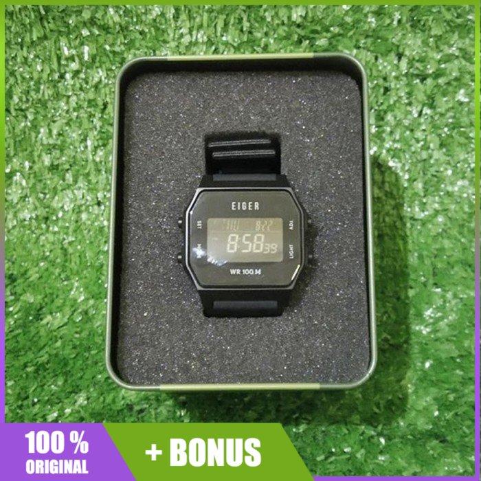Jam Eiger Provo Watch Jam Tangan Black Hitam 91000 5092 Original Uni