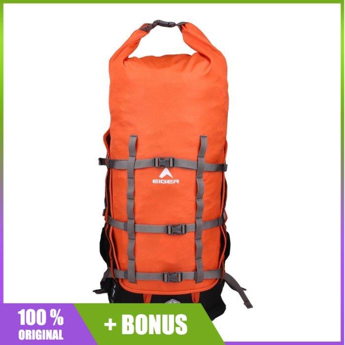 Tas EIGER R.KEBA 50L BORNEO BACKPACK Orange Grey 91000 0060 Original