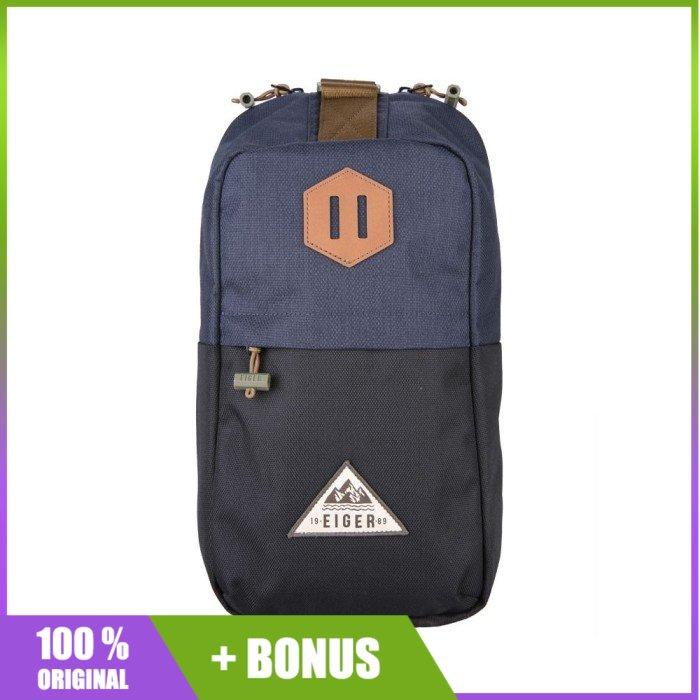 Tas Selempang Eiger Wanderdrift 2.0 8L Sling Bag Hitam 91000 4305 Ori