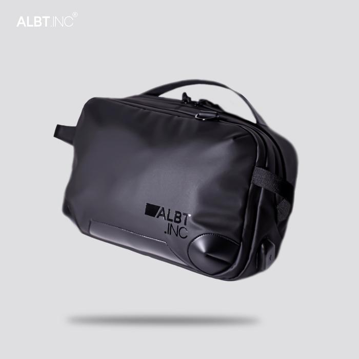 ALBT.INC Tas Tablet Sling Bag / Clutch Arsenic