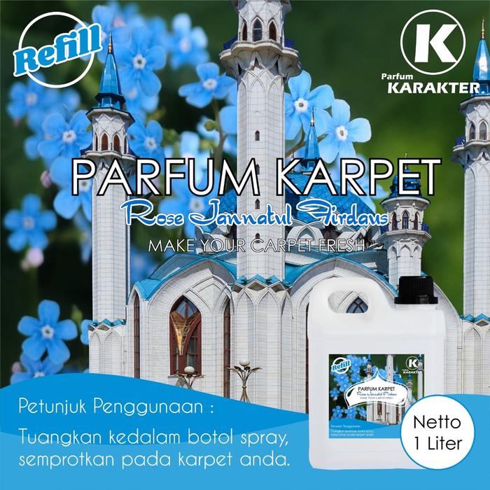 Parfum Karpet & Sajadah Murah Berkualitas aroma Jannatul Firdaus |