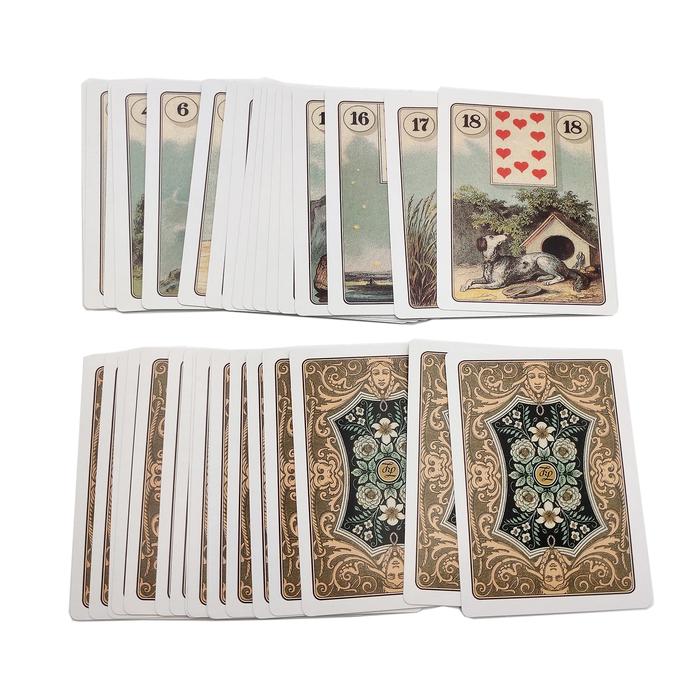 Kartu Oracle Lenormand 36 Lembar Kartu Tarot Ramalan Nasib Nubuat