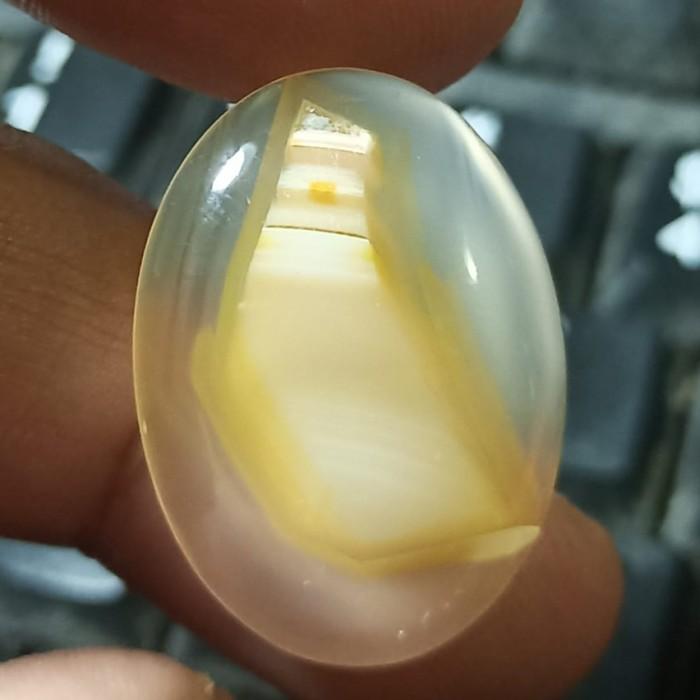 Natural Akik Batu Kristal Motif Gambar Botol Minum Jackie Chan Antik