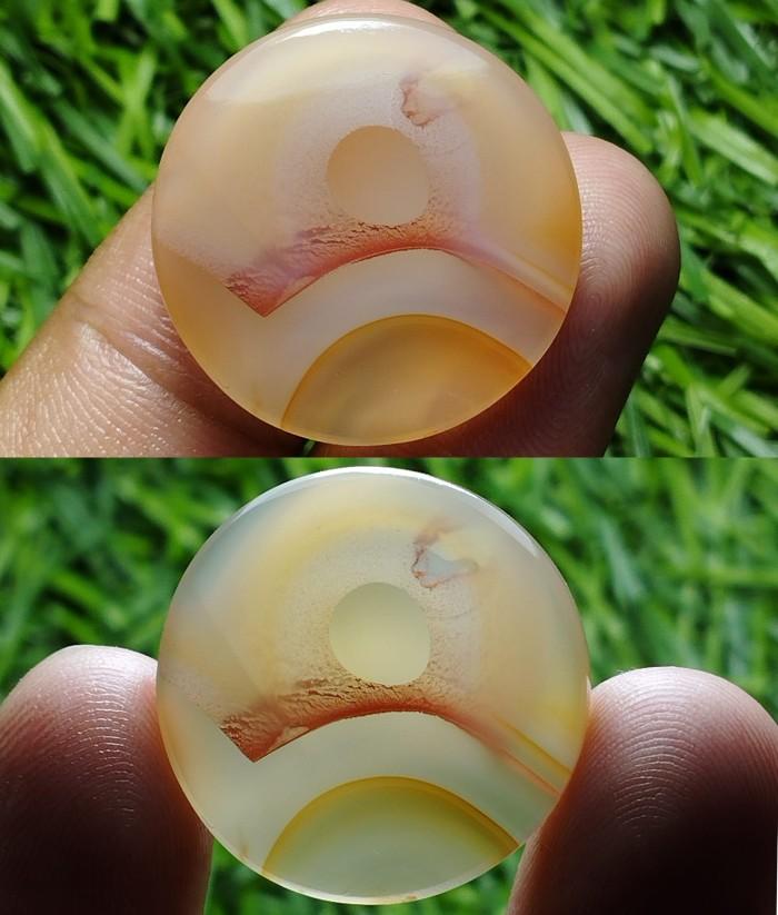 Natural Akik Batu Motif Gambar Telur Hewan Unggas Ayam Bebek UnikAntik