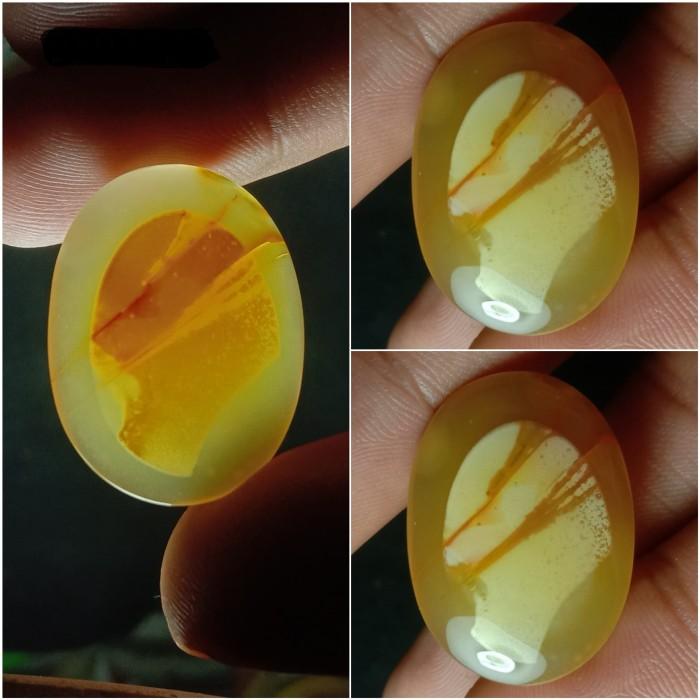 Natural Akik Batu Motif Gambar Helm Cakil Orang Dewasa Anak Unik Antik