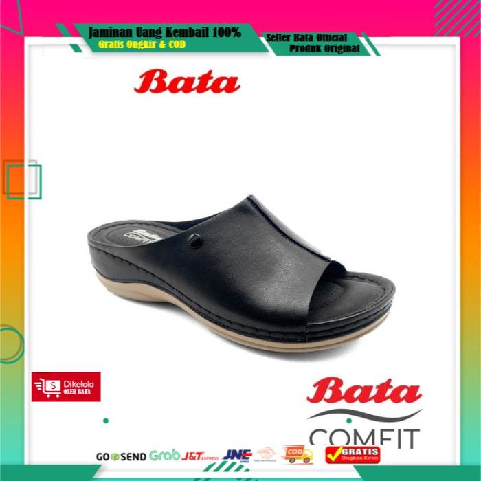 Bata Sandal Wedges Wanita Bata Comfit Bantalan Empuk Original 6916321