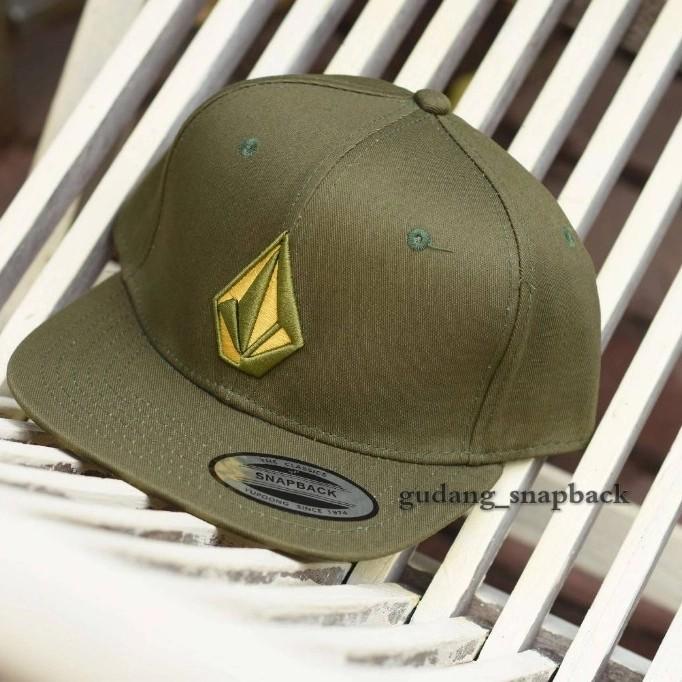 topi snapback volcom / volcom cap original import / hat