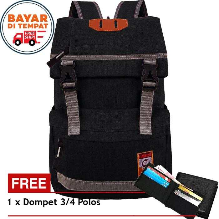 JUALPROMO Beli Tas Korea Free Dompet Polos - Backpack Korea CNT5000 Ta