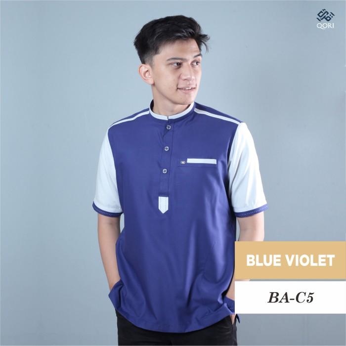 Qori Apparel Baju Koko Casual Basyar (Lengan Pendek) ORI
