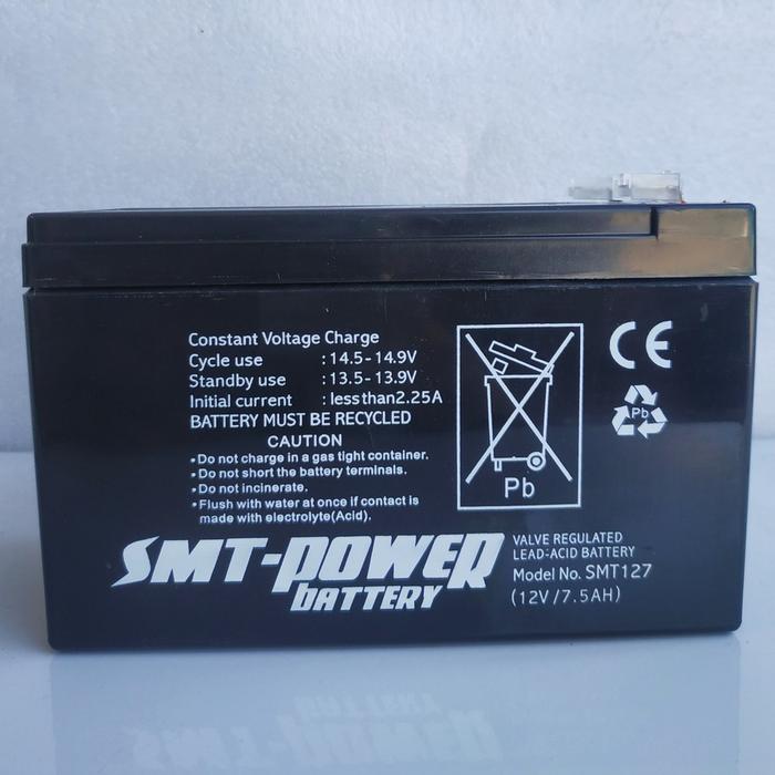 ReadyAki Accu SMT 12 Volt 75 Amper Mobil Mainan Aki