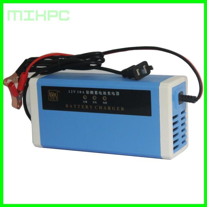 CAS AKI Charger Aki Mobil Motor 12V 10A - Blue