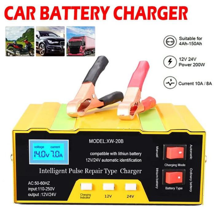 OTOHEROES CAS AKI MOBILTRUCK 10A SMART LED INDIKATOR 1224 Volt BISA