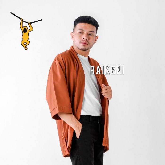 Raikeni Kimono Jepang | Kimono Pria | Jaket Jepang | Cardigan Jepang |