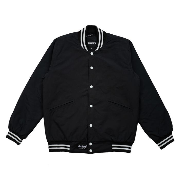 Skaters Varsity Jacket Premium TD017 Black XXL(VD043)