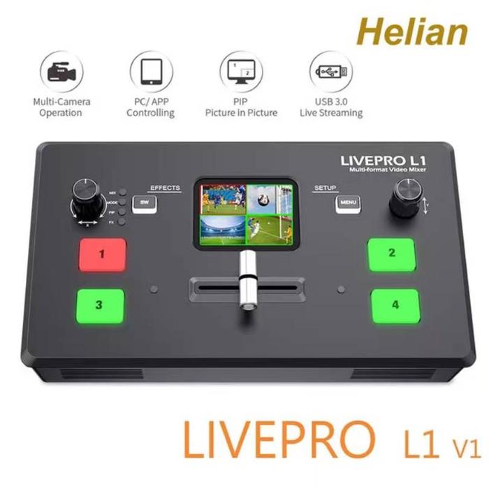 Gratis Pengiriman Helian Kit Siaran Panas = Livepro L1 Bmd Atem Video