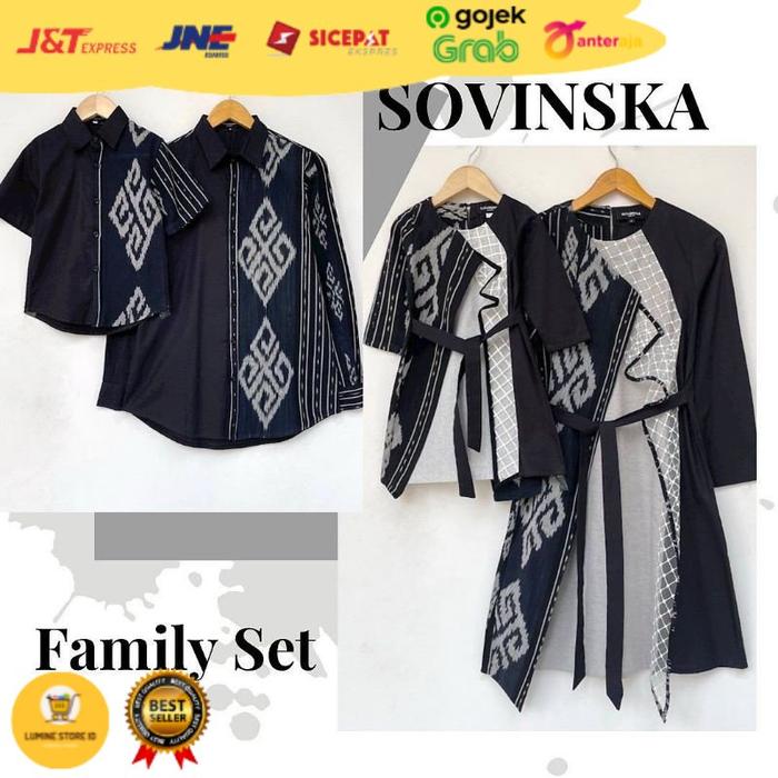 Sovinska set couple/Baju couple dewasa/Sarimbit keluarga