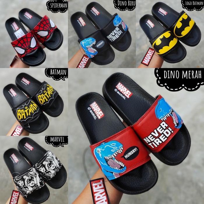 Sandal slop anak kids yongki junior marvel X Miniso
