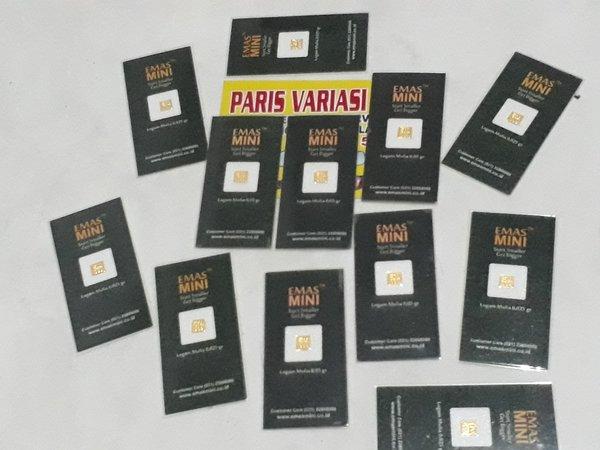 Emas 0.025 gram Sertifikat