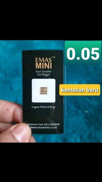 Emas Murni 0.05 gram Sertifikat
