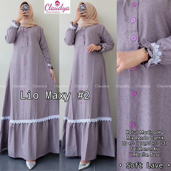 BAJU MUSLIM / GAMIS SYARI / DRESS MUSLIM / LIO MAXY 2 GAMIS BUSUI