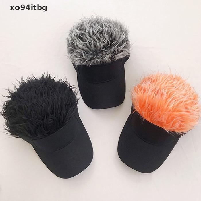 (xo) 1pc Topi Baseball Dengan Hiasan Bulu Imitasi Untuk Pesta
