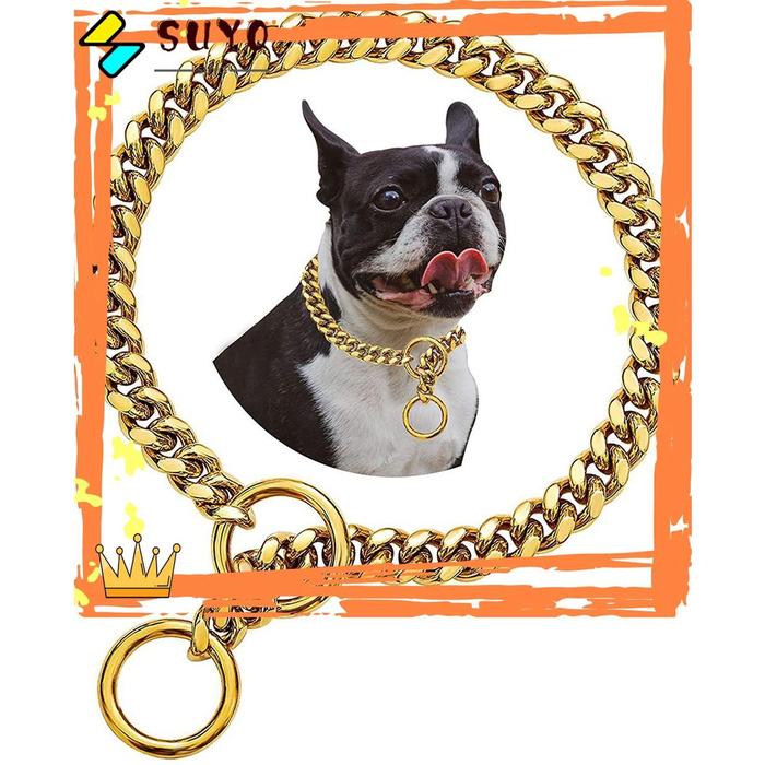 Suyo Kalung Rantai Emas Bahan Stainless Steel