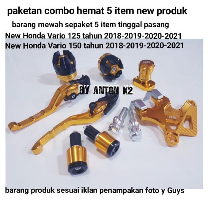 PAKETAN HEMAT COMBO VARIASI AKSESORIS MOTOR VARIO 125 NEW/VARIO 150