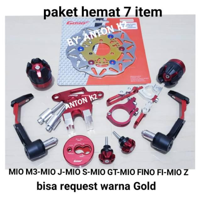 AKSESORIS PAKET 7 ITEM VARIASI MOTOR MIO J-MIO M3-MIO S-MIO GT-MIO