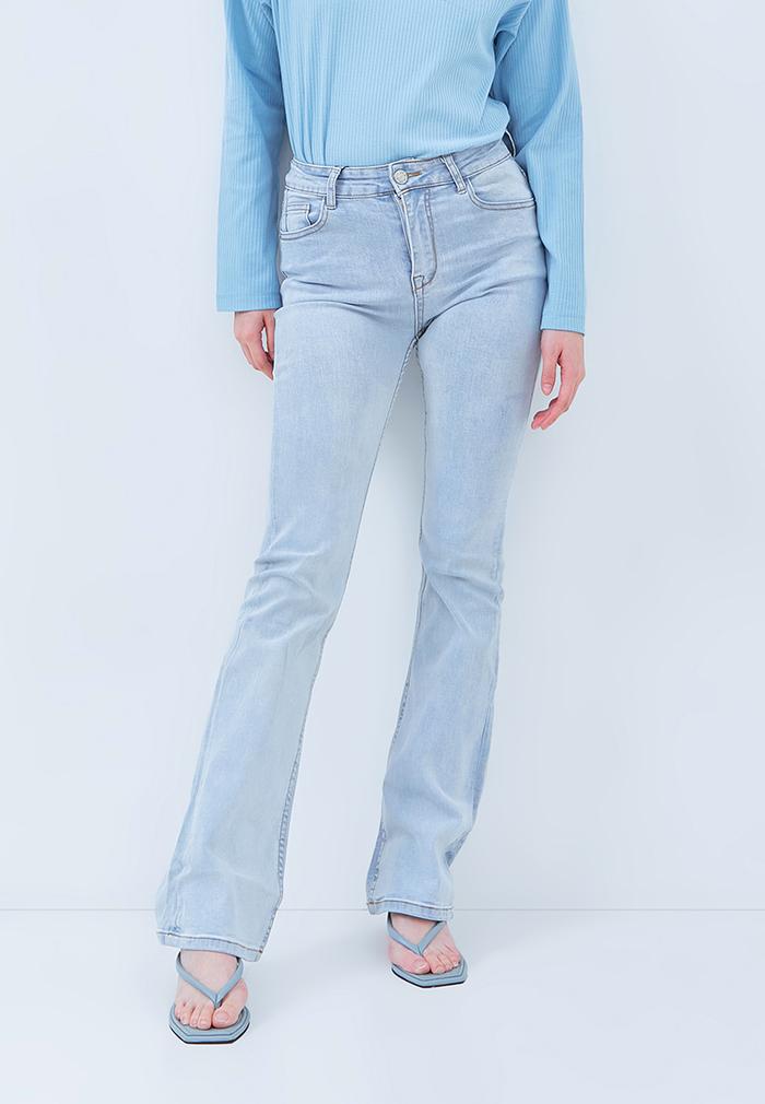 ODIVA Nola Celana Panjang Jeans Cutbray