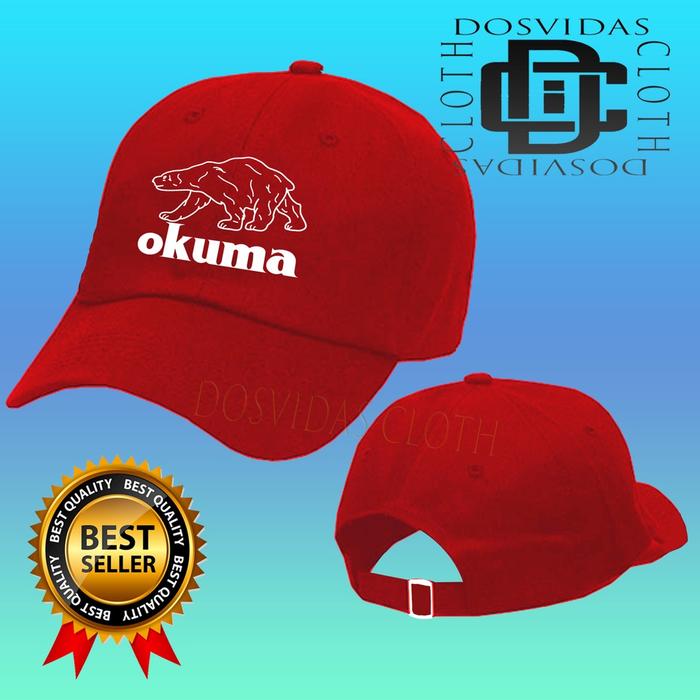Topi Baseball OKUMA REEL keren Pria Wanita OKUMA Benang