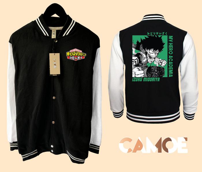 Jaket Baseball Varsity Anime My hero Academia deku izuku Japan