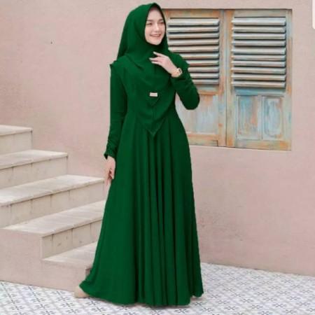 (M L Xl Xxl) Mayra Gamis Syar'I Asdf | Najibah Gamis Syar'I Bahan