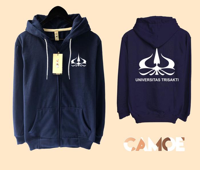 Jaket Hoodie Zipper Universitas Trisakti