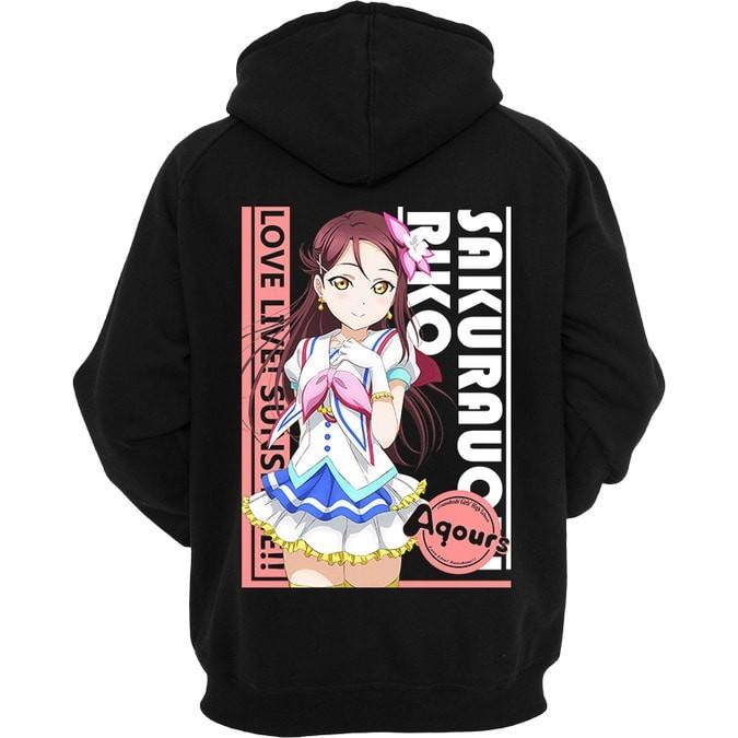 Sakurauchi Riko Hoodies Love Live! Sunshine!! Anime Tshirt-Kaos-Baju