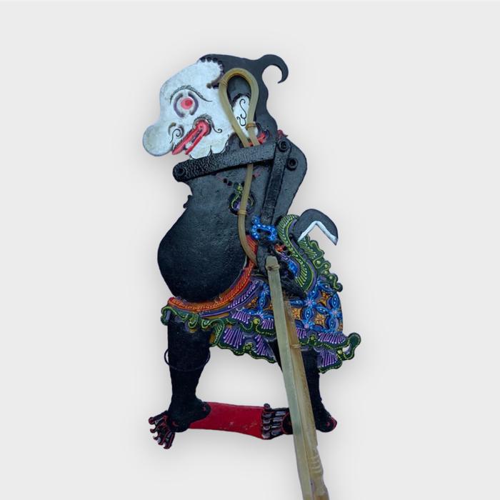 Wayang Kulit Asli Gareng Kualitas Halus Ukuran 16 cm