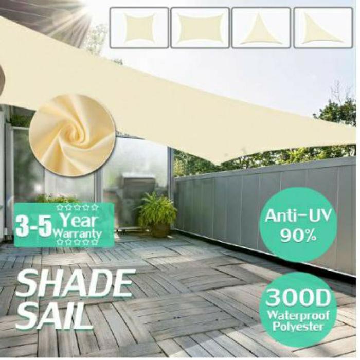sunblok shade layar teduh ukuran 3x6 meter bahan tebal untuk outdoor