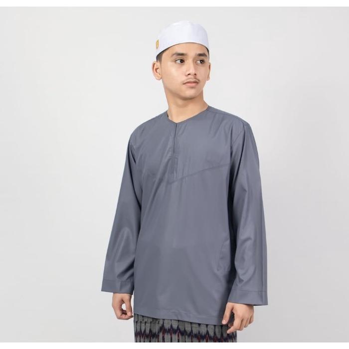 Koko Pria AbuDhabi Lengan Panjang | DALWA | Baju Muslim Abu Dhabi