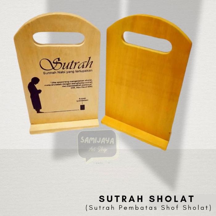 Sutrah Sholat / Sutrah Kayu Pembatas Shof Sholat(',')