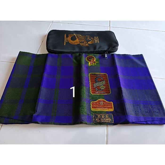 SARUNG SUTERA AL JUFRI555 SARUNG SETARA BHS MOTIF kotak Jadul Sarung