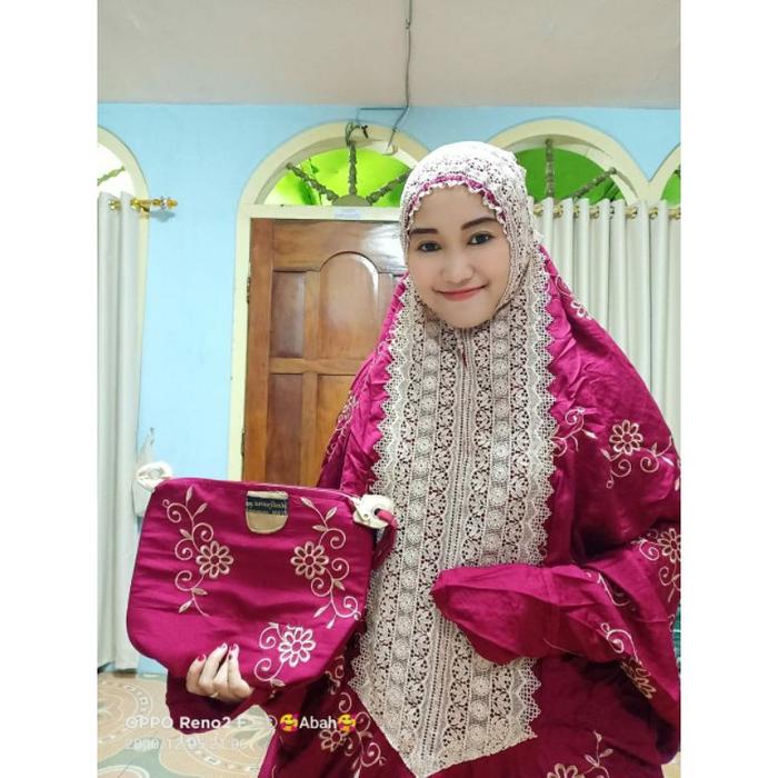 MUKENA FATIMAH/GRASELLA BORDIR RENDA KD ORY MEDIANA RAYON PREMIUM