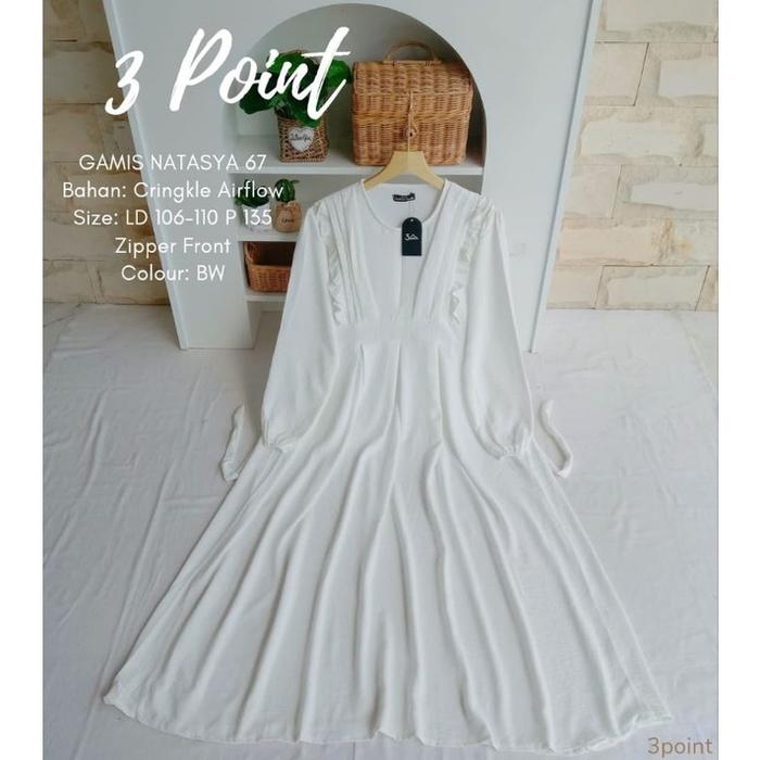 Gamis Crinkle Airflow Gamis 3Point Gamis Natasha(',')