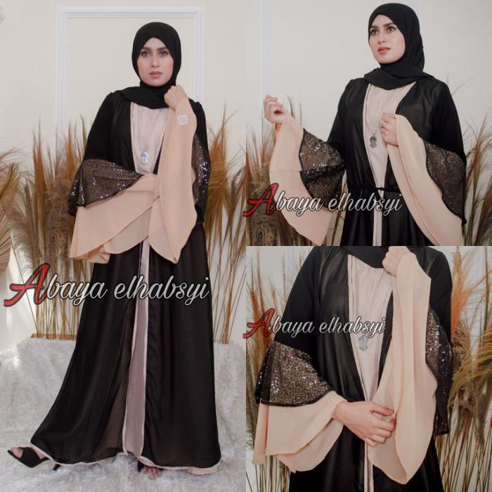 New Abaya Gamis Mewah 2021 Maxi Dress Arab Saudi Bordir Zephy Turki