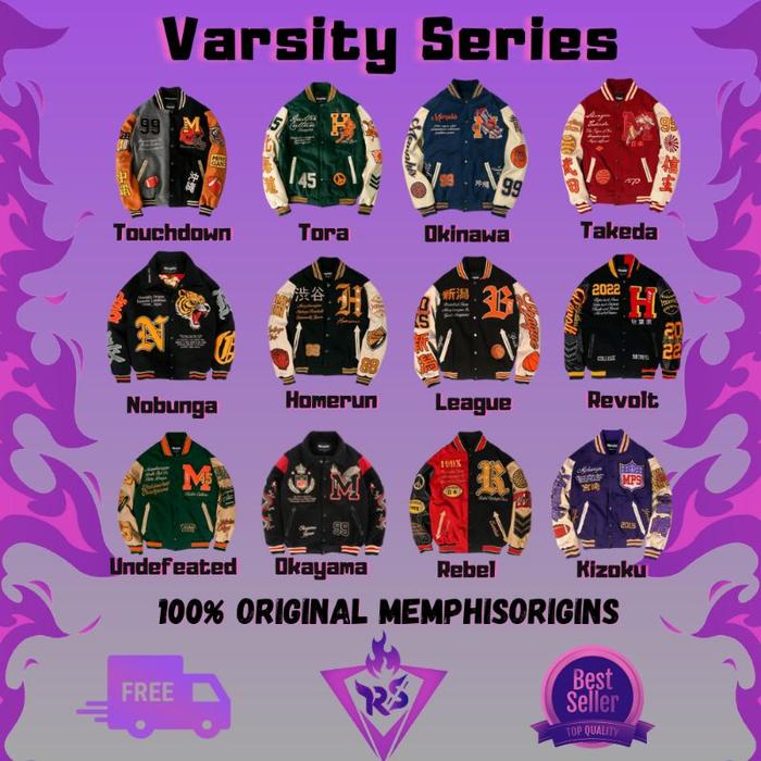 Jaket Varsity Memphisorigins | Varsity Superbowl | Varsity Hockey |