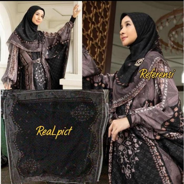 Farsya Adeeva 1-50 - HIJAB VOAL MOTIF PREMIUM JUMBO SYARI 130x130 LC