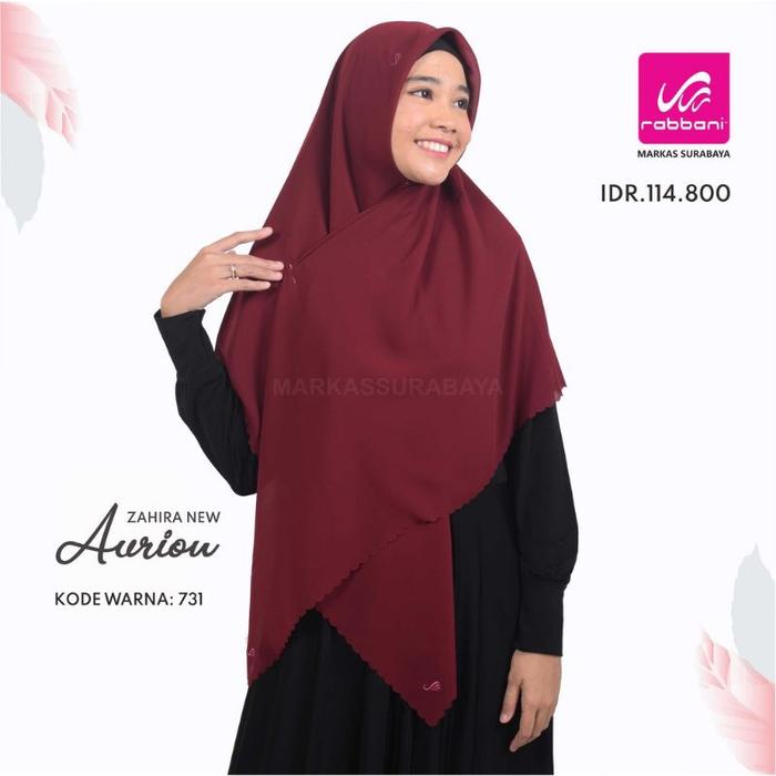 KERUDUNG SEGI EMPAT JUMBO RABBANI AURION(',') 140x140 cm