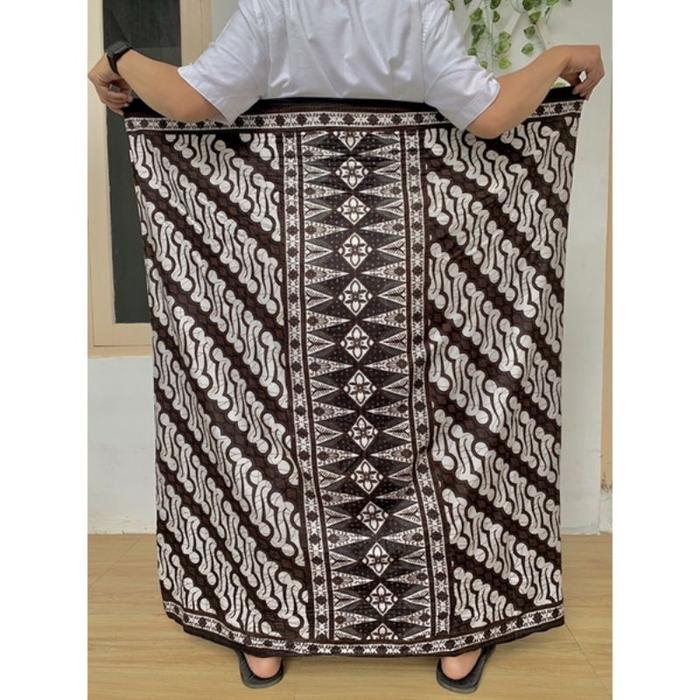 SARUNG BATIK PRIA MOTIF KALONGGUH WAYANG HONOCOROKO GUS AZMI NU