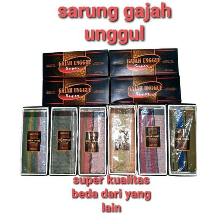 SARUNG DEWASA & ANAK² GAJAH UNGGUL/SARUNG TENUN GAJAH UNGGUL/SARUNG