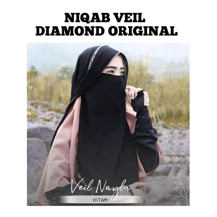 NIQAB VEIL MANIK DIAMOND/NIQAB BUTTERFLY MANIK/NIQAB SIFON(',')