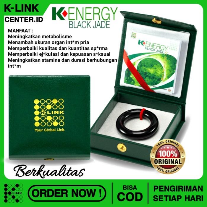 K-ENERGY BLACK JADE RING PRIA ORIGINAL K-LINK